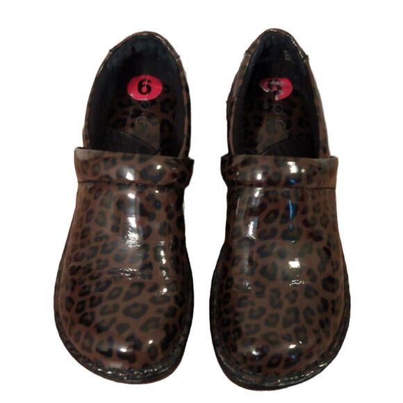 BOC Born Concept Peggy Leopard Clogs Mules - Picture 7 of 11